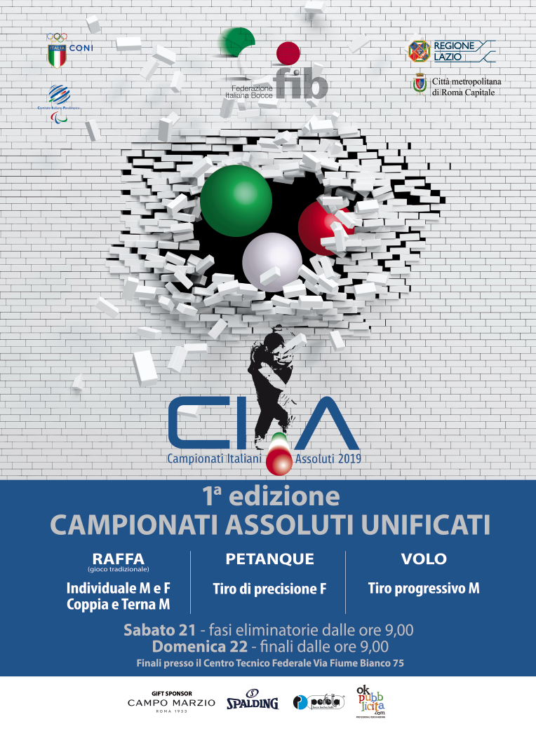 Bocce: Campionati Italiani Assoluti